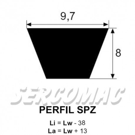 CORREA SPZ-1837